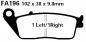 Preview: Bremsbelag - Satz Blackstuff (organisch) (EBC), FA196