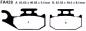 Preview: Bremsbelag - Satz Redstuff TT Carbon/Grafit (organisch) (EBC), FA428TT