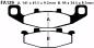 Preview: Bremsbelag - Satz Blackstuff (organisch) (EBC), FA129