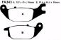 Preview: Bremsbelag - Satz Blackstuff (organisch) (EBC), FA343
