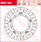 Preview: Bremsscheibe MSW269, schwimmend