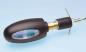 Preview: Lenkerendenblinker BL 1000 White, Messing schwarz, weißes Glas