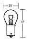 Preview: P21W Glühlampe 12V 21W BA15s