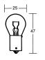 Preview: P21W Glühlampe 12V 21W BA15s