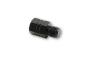 Preview: Adapter black, hole M10 L/H to bolt M10 R/H thread