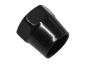 Preview: Spiegelmutter 14 mm, schwarz, M10 x 1.25 RH