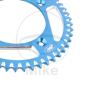 Preview: Alu-Kettenrad, 50Z, Teil.: 428 blau, JMP , Innen Ø : 110, Lochkr.: 132