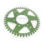 Preview: Alu-Kettenrad: 45Z, Teil.: 520 grün, JMP , Innen Ø : 080, Lochkr.: 104