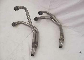 Downpipes, stainless steel for, XJ 600 Diversion, 92-04