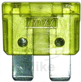 Flachsicherung, 20A, gelb Beutel 5 Stück