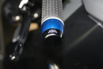 Preview: Lenkergewicht stashCap für Superbikelenker, blau