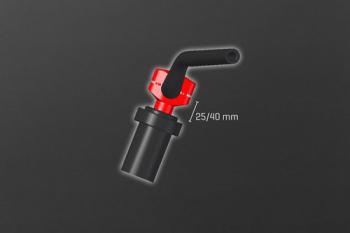 Preview: KIT Klemmbock booster Ø28,6 mm BK1R 40 mm silber