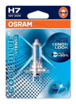 Glühlampe, H7 12V55W 1er Blister, Cool Blue Intense