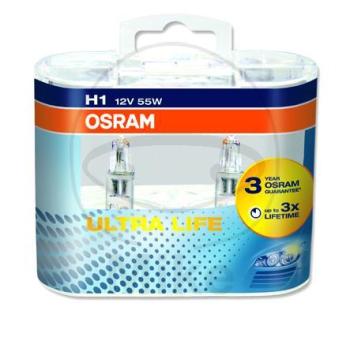 Preview: Glühlampe, H1 12V55W Duobox, Ultra Life