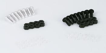 Screw assortments for fairings, alu, 8 pcs.