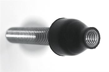 Silentgummiadapter (Gummi 17 mm, Gewindestange 40 mm M8)