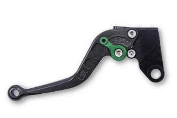 Clutch lever L43, short, anthracite/green