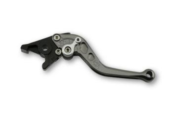 Clutch lever L26, short, anthracite/silver