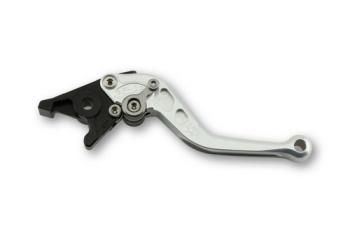 Brake lever R15, short, silver/anthracite