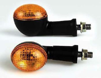 Small indicator, oval, black