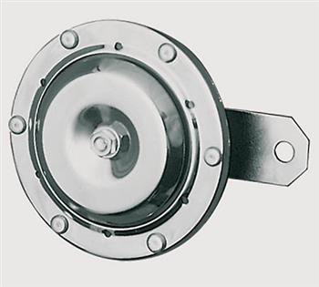 Chrome horn, 12 V, 100 mm