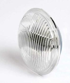 Nebelscheinwerfer-Einsatz 4 1/2 Zoll, geprägtes Glas, mit H3-Glühlampe.