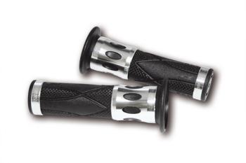 SBK Grips 728 Anodized Aluminium silver Rings-Closed End