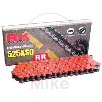 RK, X-Ring-Kette, rot 525XSO/108, offen mit Nietschloss
