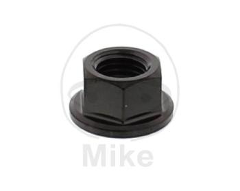 Kettenradmutter, Pro Bolt, M10X1,25, Edelstahl A4 schwarz