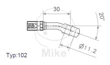 Ringfitting, Vario HD, TYP102, 11,2 mm, 20° anthrazit