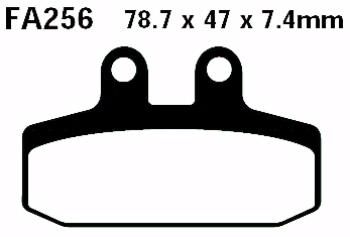 Bremsbelag - Satz Blackstuff (organisch) (EBC), FA256