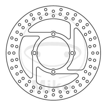 Bremsscheibe, starr, TRW