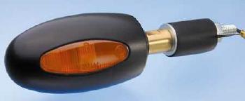 Lenkerendenblinker BL 1000 Messing schwarz