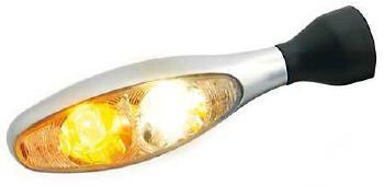 LED Blinker Positionsleuchte Micro 1000 PL, chrom,