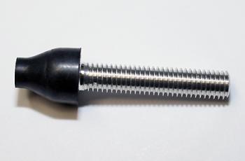 Silentgummiadapter (Gummi 17 mm, Gewindestange 40 mm M8)