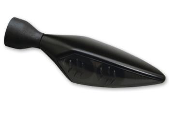Rück-, Bremslicht, Blinker Einheit Micro Rhombus DF, Dark, schwarz, getöntes Glas, hinten rechts