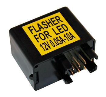Blinkrelais 7-polig für Suzuki, elektronisch 12V, 0.05A-10A