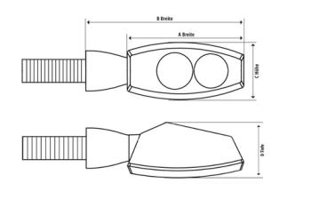 LED indicator/position light BLAZE