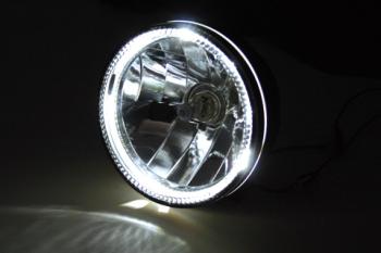 5 3/4 Zoll Hauptscheinwerfer SKYLINE, LED Standlichtring