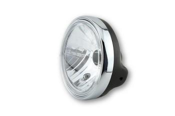 LTD headlamp 7 inch, glossy black