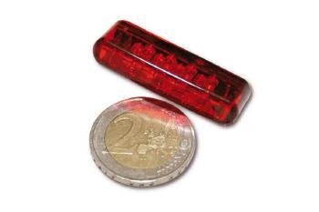 LED-Rücklicht SHORTY, rotes Glas, E-gepr.