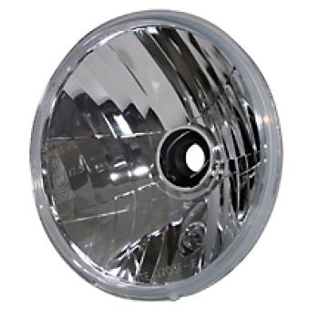 H4-Scheinwerfer-Einsatz, symmetrischer Prismenreflektor mit Klarglas, 7 Zoll