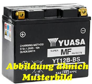 Motorradbatterie, Yuasa - Yumicron, wartungsfrei, YT(X)12A-BS