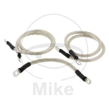 Racing Batteriekabel, Klar, Satz, 230 mm & 760 mm & 760 mm, All Balls