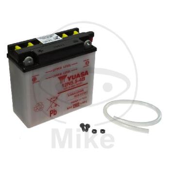 Motorradbatterie, Yuasa, Std., 12N5.5-4B