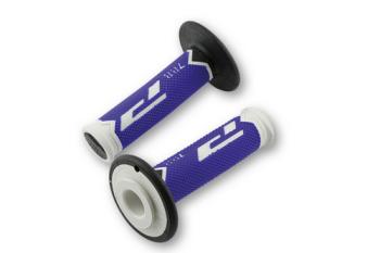 Lenkergriffe 788, Cross, schwarz-blau-weiß, für 7/8 Zoll Lenker, geschlossen