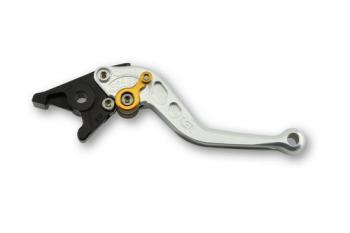 Brake lever R09, short, silver/gold