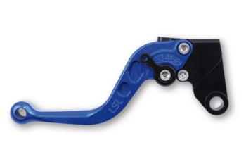 Brake lever R18R, short, blue/black