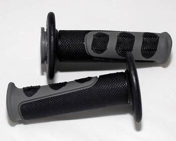 Lenkergriffe 793, Cross, grau/schwarz, für 7/8 Zoll Lenker, geschlossen