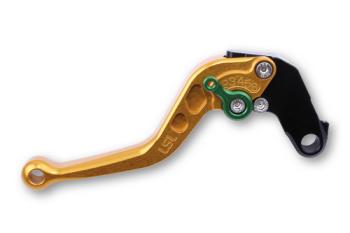 Brake lever R18R, short, gold/green